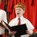 Junior chorister Benedict Sullivan rehearses before the memorial service.