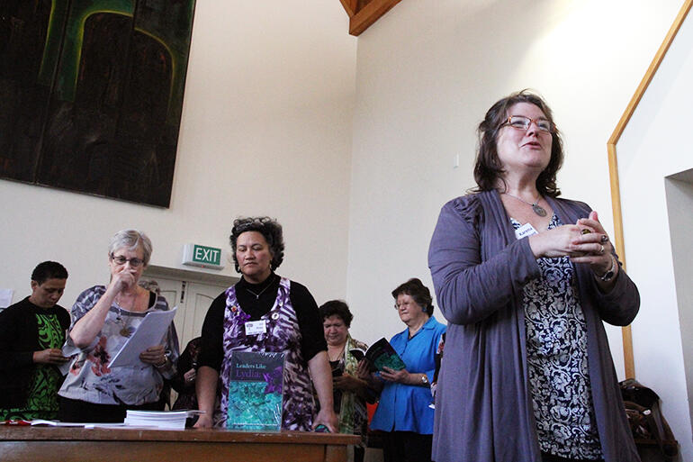 Karena de Pont, who is the Administrator for the Anglican Women's Studies Centre, tells how the book can be bought.