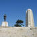Ataturk and the New Zealand monument at Gallipoli.