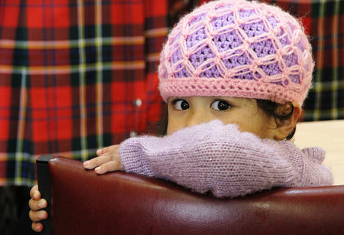 Princess Rangimarie Takurua. Her mum, Koka Te Aweroa, is a Hukarere teacher - and you can see Huk tartan in the background.