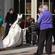 A couple of the younger members of the Holy Trinity Cathedral congregation greet their visitor.