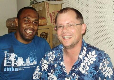 Andrew Duxfield (seen here with The Rev Luke Ravudolo) during one of his Fiji mission trips. All shots from Andrew's Facebook page. Andrew Duxfield (seen here with The Rev Luke Ravudolo) during one of his Fiji mission trips. All shots from Andrew's Facebook page.