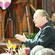 Bishop John Paterson, the retired Bishop of Auckland, welcomes the Archbishop of York.
