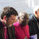 The Archbishop of York is called on to the marae, flanked by Bishop Philip Richardson and Archdeacon Tiki Raumati.