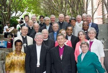 ARCIC III members in Hong Kong. Co-chairman David Moxon is right front.