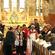 The tangata whenua sing a waiata in support of Archdeacon Tiki's mihimihi.