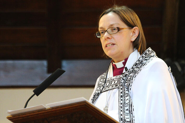 Dr Helen-Ann Hartley, the Bishop of Waikato, preaches the sermon.