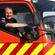 Ross Bay, Bishop of Auckland - in his other life, as Senior Station Officer Bay, helping out in Christchurch. Photo: Lloyd Ashton