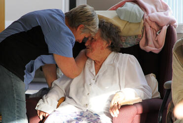 The bond between the staff of Churchill Courts, and its residents.
