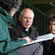 Archdeacon Robin Kingston handles some last minute media interviews.