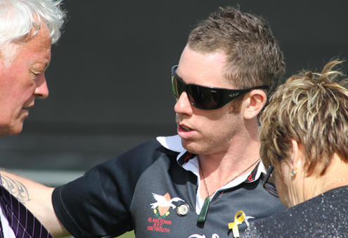 Kurt Dixon, son of one of the lost 29, who worked between the families and the service organisers.