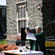 The Rev Philip Robinson celebrates The Great Thanksgiving outside St Barnabas Fendalton.