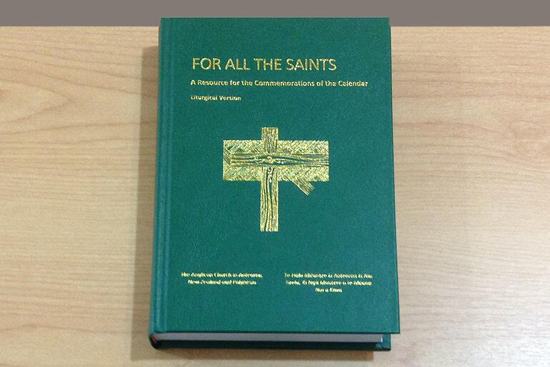 The 'For all the Saints' liturgical edition (above) offers summaries, prayers and readings, while the 2-volume version adds in full biographies.