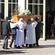 Sir Paul is borne into the cathedral.