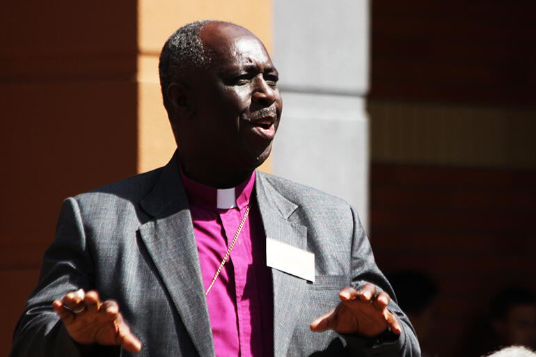Bishop Sadock Makaya, of the Diocese of Western Tanganyika.