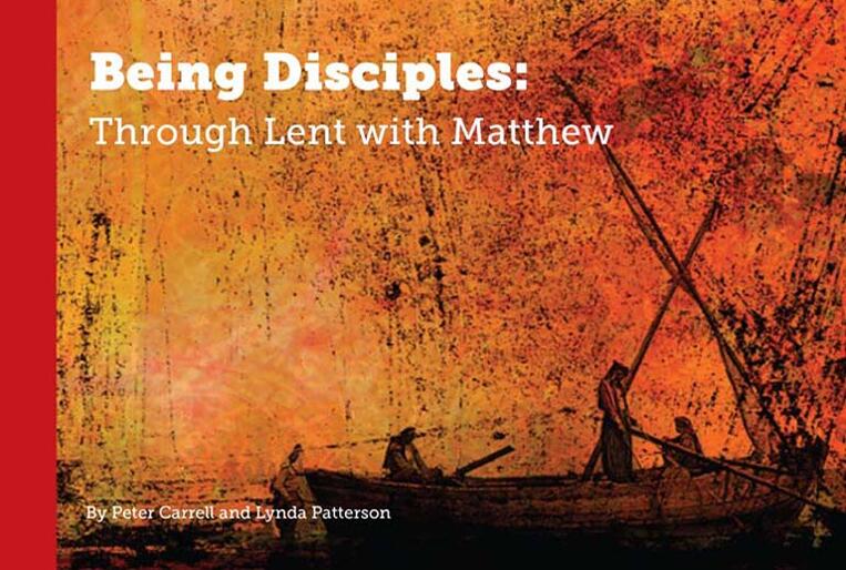 "Being Disciples": The cover to a new Lenten study booklet drawing on Matthew's Gospel.