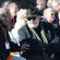 Sonny Melbourne (left) and Dr John Tamahori chat during the break between the two powhiri at the Common Life Mission Conference.