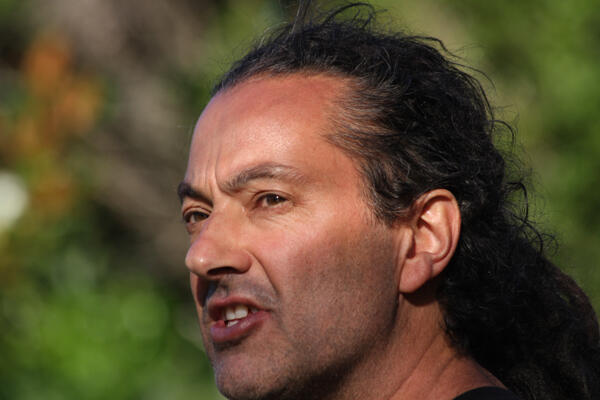Justin Duckworth - founder of Urban Vision, Ngatiawa, Passionfest and now Bishop of Wellington - gives his mihi. Justin Duckworth - founder of Urban Vision, Ngatiawa, Passionfest and now Bishop of Wellington - gives his mihi.