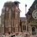 Christchurch Cathedral is surrounded by the rubble of its own spire. Photo: The Press