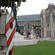 Heavy machinery in readiness for the recovery mission at ChristChurch Cathedral. Photo: Lloyd ashton