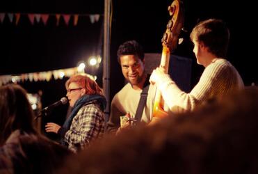 Saturday evening grooves - with Mari Slack on vocals, Boaz Tauamiti on guitar and Chris Wethey on double bass.