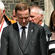 Mayor Bob Parker, Prime Minister John Key and his wife Bronagh at the Christchurch remembrance. Photo: Dompost