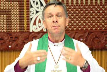 Archbishop David Moxon preached the homily at the College Eucharist. It is what come from the heart that counts, he said.