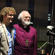 Archbishop Rowan with Sam Johnson, the young inspiration behind the volunteers' rock concert in Christchurch.