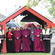 Flanked by Bishop Victoria Matthews and Bishop Kito Pikaahu, the Archbishop waits to be called on to Te Waipounamu.