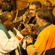 Bishop James Ligo of Vanuatu serves the chalice during the final conference Eucharist.