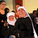 Sr Kalolaine Tuineau dances the Lord's Prayer - with plenty of encouragement from her sisters and brothers in Tikanga Pasefika.