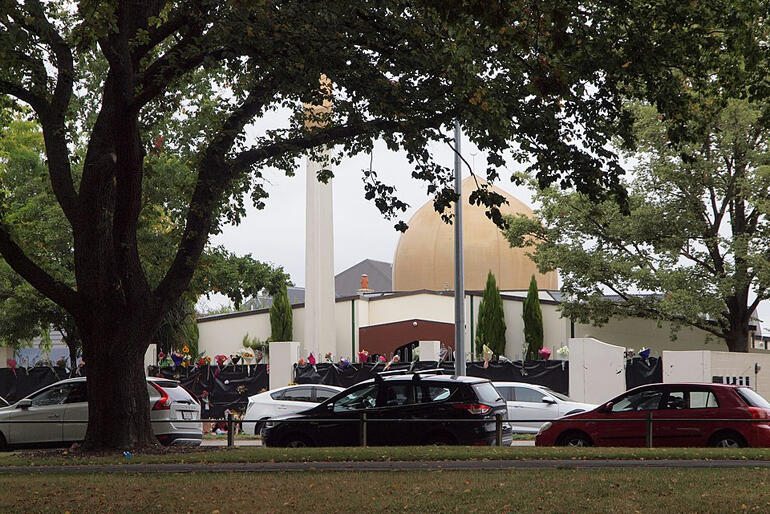 Al Noor Mosque in Linwood, Christchurch where 42 people lost their lives in the March 15 terror attack. Photo: James Dann, Wikipedia Commons. Al Noor Mosque in Linwood, Christchurch where 42 people lost their lives in the March 15 terror attack. Photo: James Dann, Wikipedia Commons.