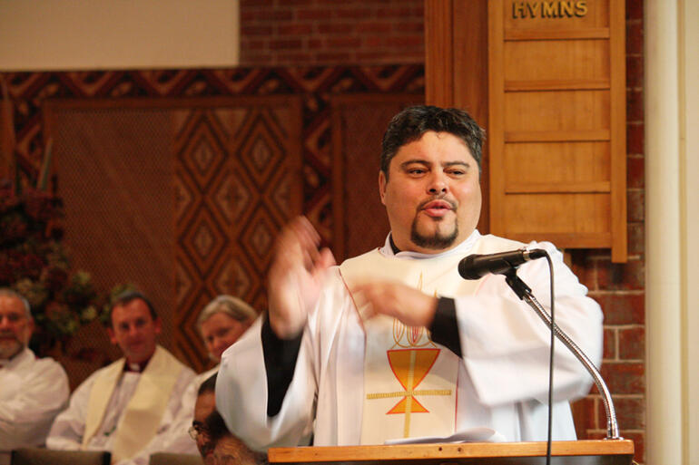 The preacher at the Synod Eucharist, the Rev Don Tamihere, recalls a terrifying experience in Tokomaru Bay.