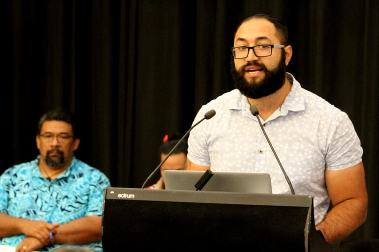 Isaac Beach (Tairawhiti) encourages synod to prioritise climate change preparedness. Isaac Beach (Tairawhiti) encourages synod to prioritise climate change preparedness.