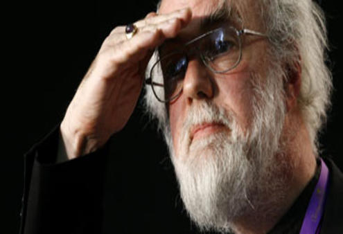 The Archbishop of Canterbury, Dr Rowan Williams.