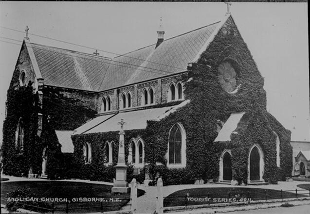 Holy Trinity in the grip of ivy. Photo: Auckland Public Library. Holy Trinity in the grip of ivy. Photo: Auckland Public Library.