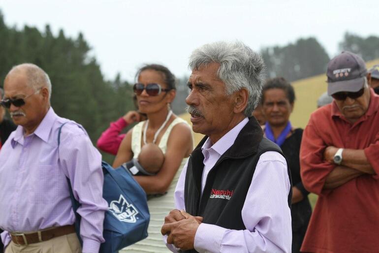 Hugh Rihari, the Ngati Torehina kaumatua, speaks of his people's hope for the project. Hugh Rihari, the Ngati Torehina kaumatua, speaks of his people's hope for the project.