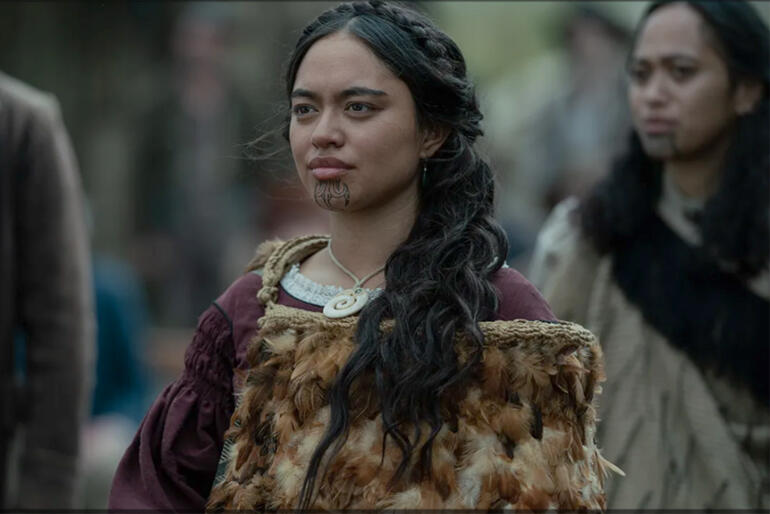 Tioreore Ngātai-Melbourne (of Hunt for the Wilderpeople fame) plays Rangimai, daughter of Maianui in 'The Convert'.