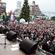 Archbishop Desmond Tutu addresses the crowd in Copenhagen.