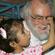Dr Williams with one of the children at the Shishu Bhavan orphanage, next to the Mother House in Kolkata.