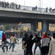 Murbarak supporters pelt anti-government demonstrators in Cairo.