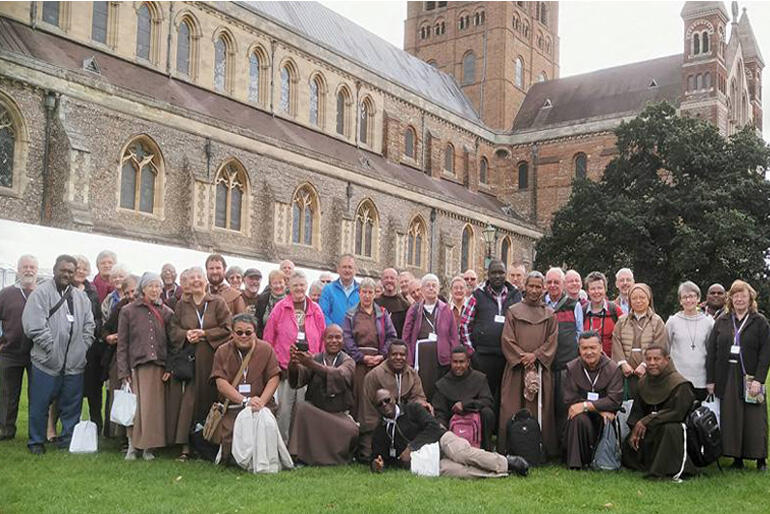 Society of Saint Francis First and Third Order meet in High Leigh, UK.