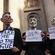 Protestors outside St Paul's Cathedral in London. Photo: Getty Images