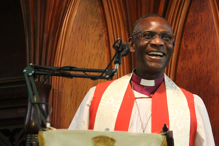 Archbishop Josiah Idowu-Fearon: "If you listen... you'll be transformed into His likeness."
