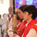 Servers at the ACC's opening Eucharist in Holy Trinity Cathedral: Campbell Thomson and Emily Griffiths.