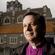 Archbishop David Moxon in the grounds of St Peter's Cathedral in Hamilton.