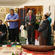 The Diocese of Polynesia delegates to the consultation pray and sing before their Archbishop's Wednesday evening contribution.
