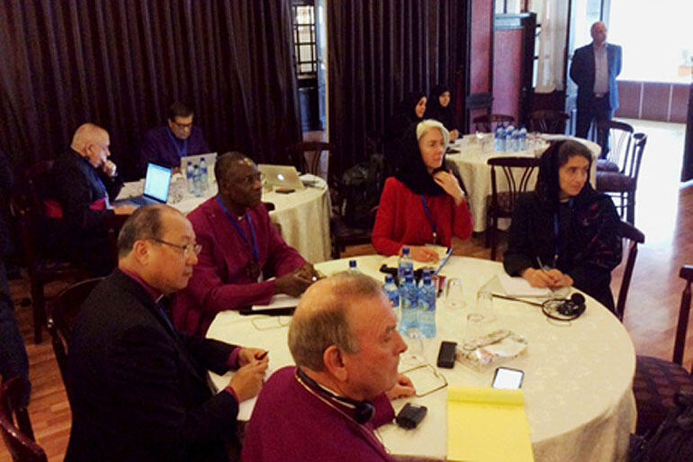 The Anglican delegation at the Christian - Muslim Summit in Tehran, Iran.
