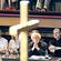 Dr Rowan Williams listens soberly as the debate swings in favour of women bishops at the Church of of England General Synod.