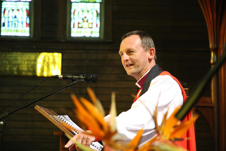 Bishop Ross Bay talks about his strong room discovery. Bishop Ross Bay talks about his strong room discovery.